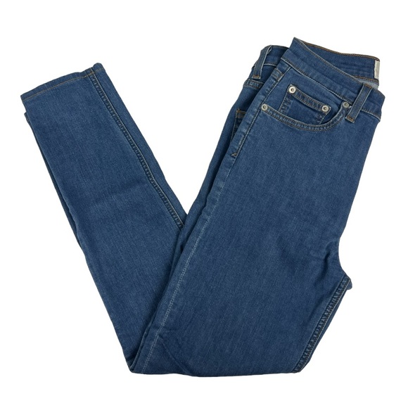 Reformation High Rise Blue Jeans - Picture 4 of 16